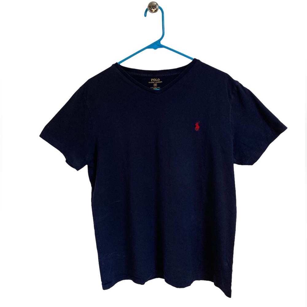 Ralph Lauren Medium Black V-neck T-Shirt